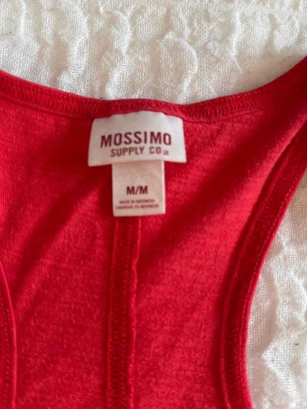 Thread & Supply Red Racerback Tank Top - Picture 4 of 4